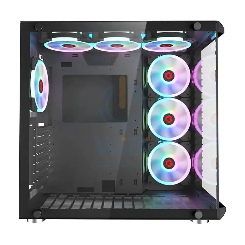GameOn Emperor Midnight III Series Mid Tower Gaming Case - USB / Black Gaming Consoles > Gaming Zone