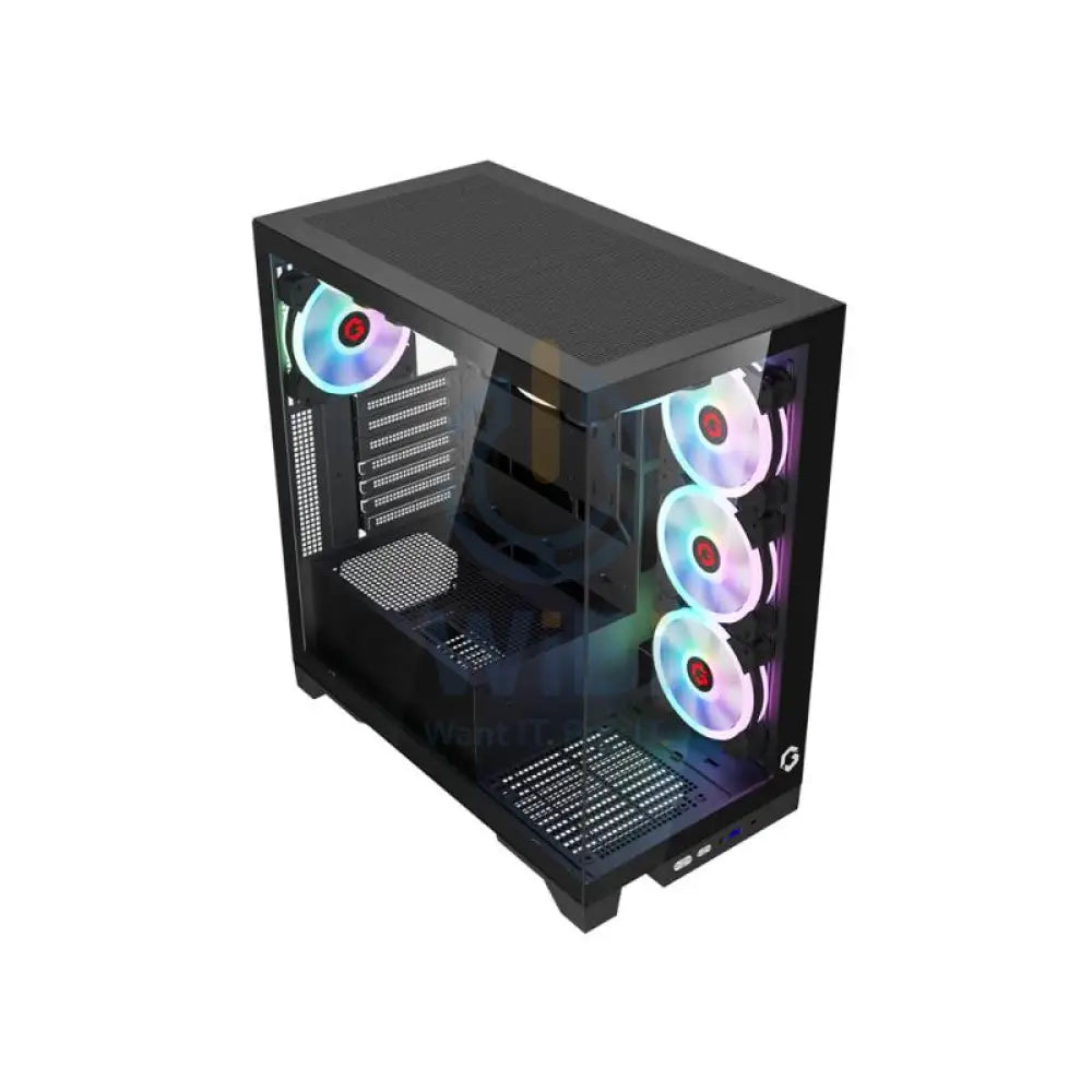 GameOn Emperor Midnight IV Series Mid Tower Gaming Case - Black Gaming Consoles > Gaming Zone
