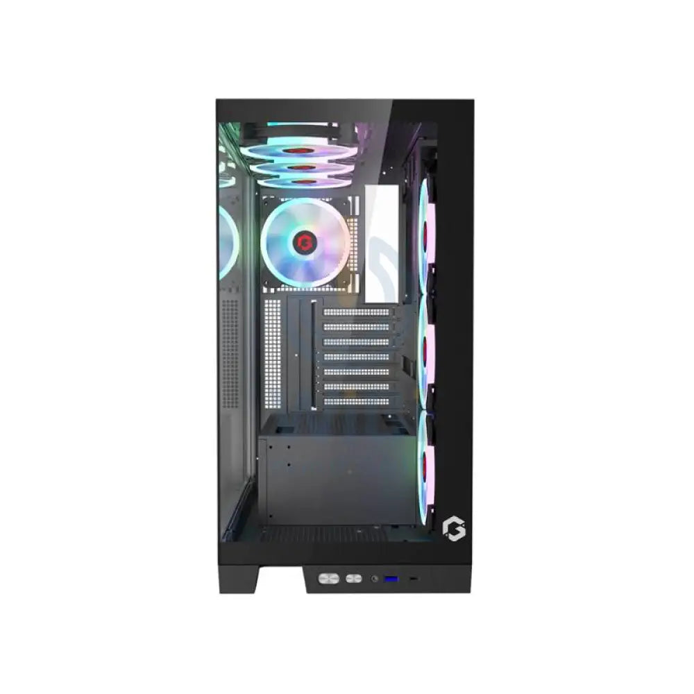 GameOn Emperor Midnight IV Series Mid Tower Gaming Case - Black Gaming Consoles > Gaming Zone