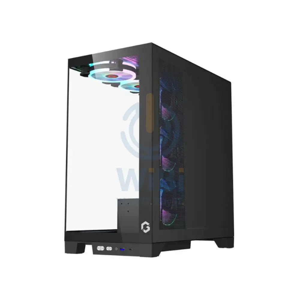 GameOn Emperor Midnight IV Series Mid Tower Gaming Case - Black Gaming Consoles > Gaming Zone