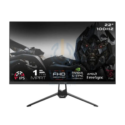GameOn Gaming Monitor - 22’’ FHD / 1ms / 100Hz / HDMI 2.1 / VGA / DislayPort - Monitor Monitors & Projectors > Monitors