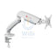 GameOn GO-5400 Single Monitor Arm - White Accessories > Other Gaming Accessories