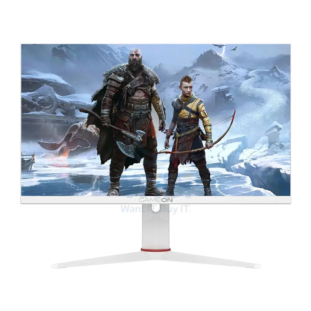 GameOn GOA24FHD180IPS Fast IPS Gaming Monitor - 24.5’’ FHD / 180Hz / Displayport / HDMI / 3.5mm Jack - White Monitors &
