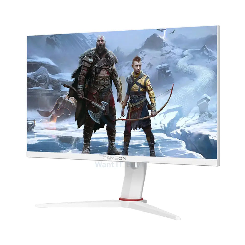GameOn GOA24FHD180IPS Fast IPS Gaming Monitor - 24.5’’ FHD / 180Hz / Displayport / HDMI / 3.5mm Jack - White Monitors &