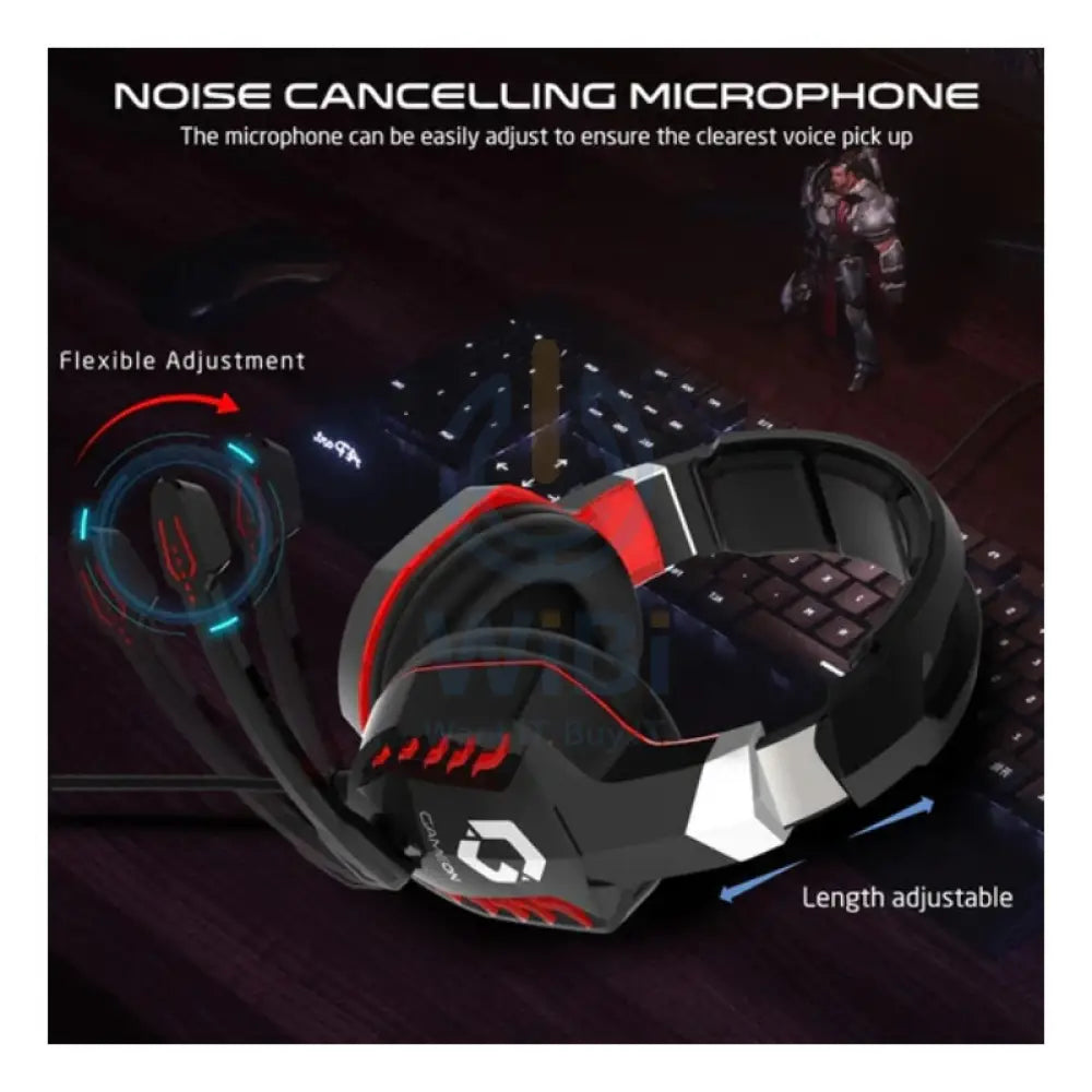 GameOn GOK901 Nightfall LED Gaming Headset - Black Accessories > Audio > Headphones > Gaming Zone
