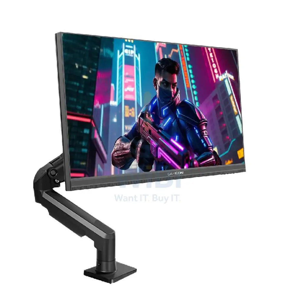 GameOn GOM27FHD190IPSX Midnight Pro X Series Gaming Monitor - 27’’ FHD / 190Hz / DisplayPort / HDMI / Audio Out - White
