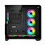GameOn Infinity Midnight Series ARGB Mid Tower Gaming Case - Black Gaming Consoles