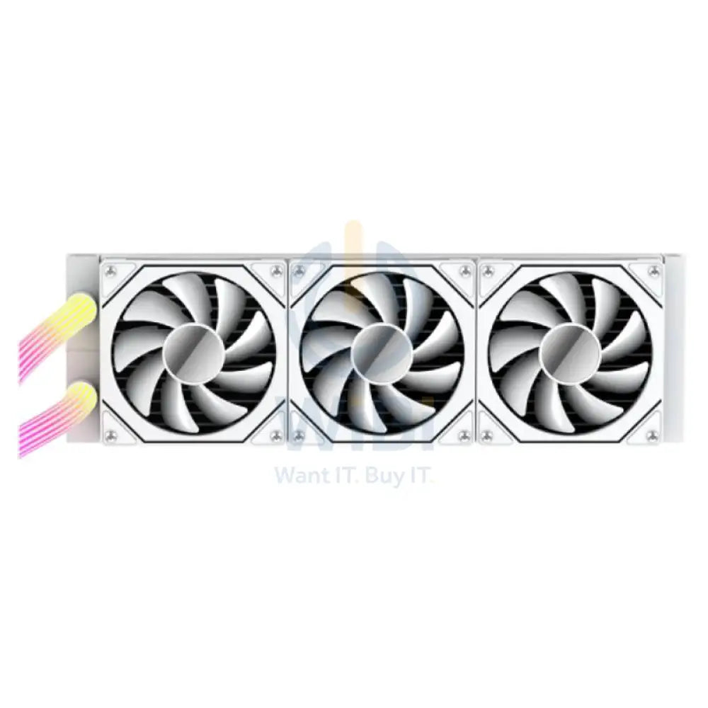 GameOn KRAKEN N360 360mm LCD Display Liquid CPU Cooler With ARGB Tube - White Gaming Consoles > Gaming Zone