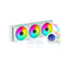 GameOn KRAKEN N360 360mm LCD Display Liquid CPU Cooler With ARGB Tube - White Gaming Consoles > Gaming Zone