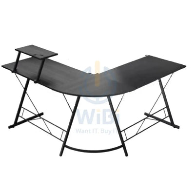 GameOn L-Shaped Slayer I Series Gaming Desk - Black Accessories > Other Gaming Accessories