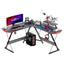 GameOn L-Shaped Slayer I Series Gaming Desk - Black Accessories > Other Gaming Accessories