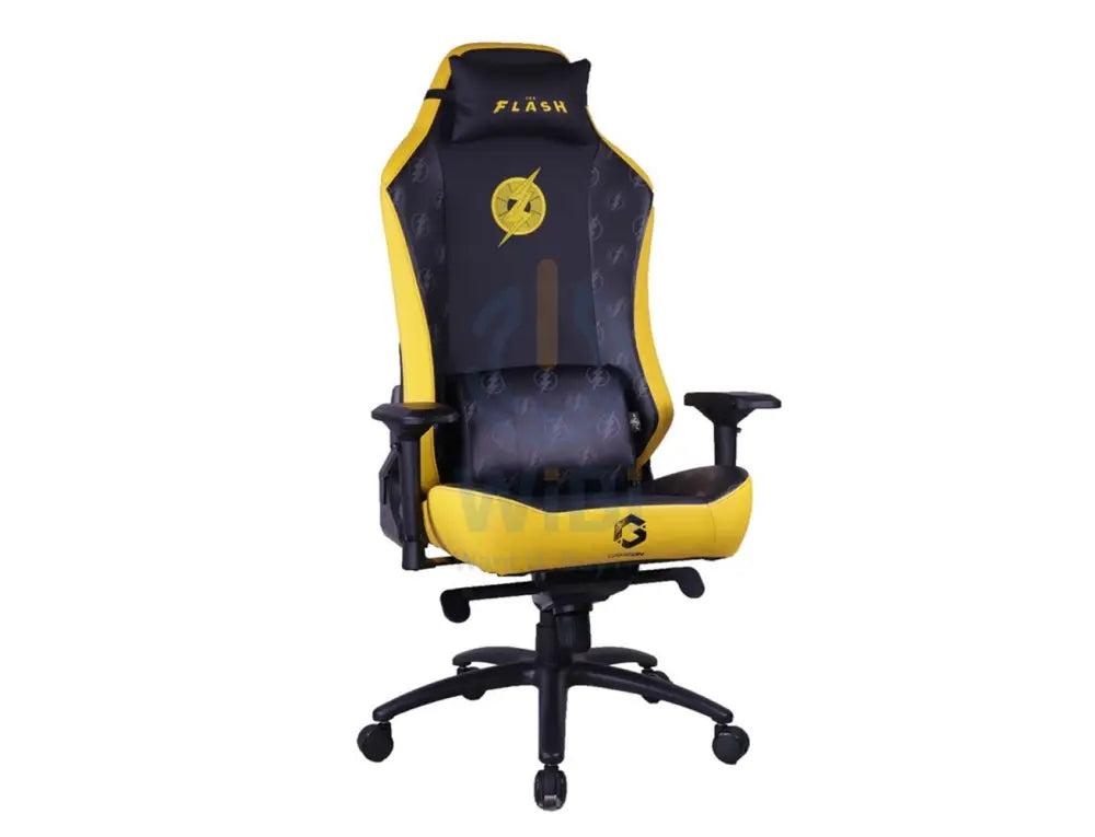 GameOn Licensed Gaming Chair With Adjustable 4D Armrest & Metal Base - Flash Accessories > Chairs > Gaming Zone > Offer