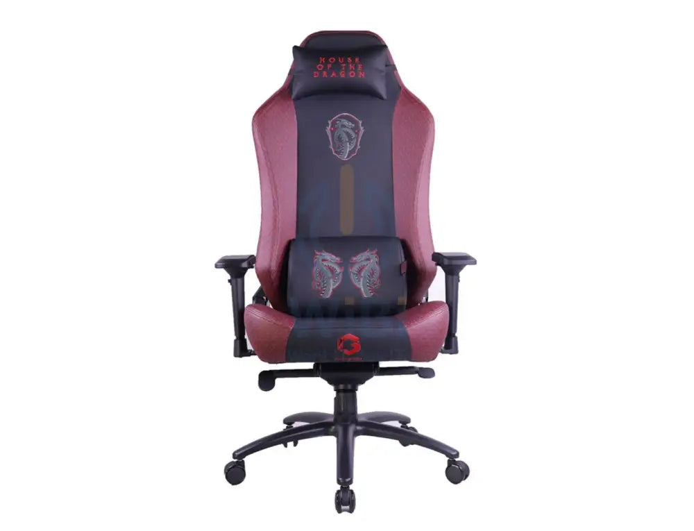 GameOn Licensed Gaming Chair With Adjustable 4D Armrest & Metal Base - House of The Dragons Accessories > Chairs >