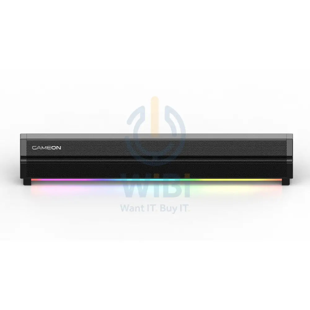 GameOn Sonicstorm X Wireless RGB Gaming Soundbar - 16 Watt / 2400mAh / Black Accessories > Audio > Speakers