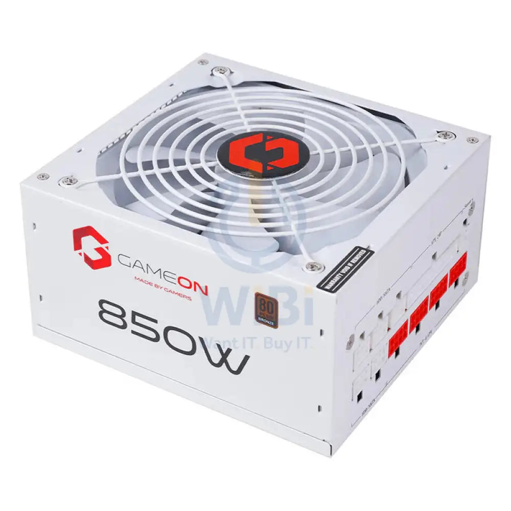 GameOn SPY2 ATX 850W Gaming Power Supply - 50Hz / Bronze 80 Plus - White Accessories > Power Adapters
