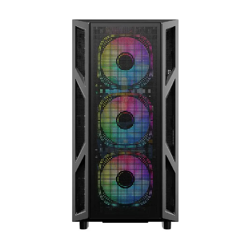 GameOn Trident IV Series Mid Tower Gaming Case - Black Gaming Consoles