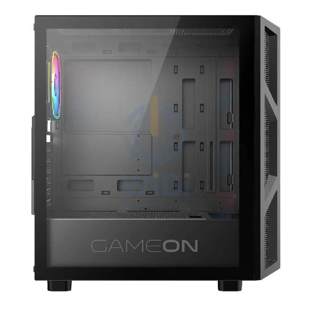 GameOn Trident IV Series Mid Tower Gaming Case - Black Gaming Consoles