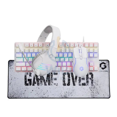 GameOn VIPER XA All-In-One Artic Series Gaming Bundle (Mechanical Keyboard Headset Mouse & Mousepad) Accessories >