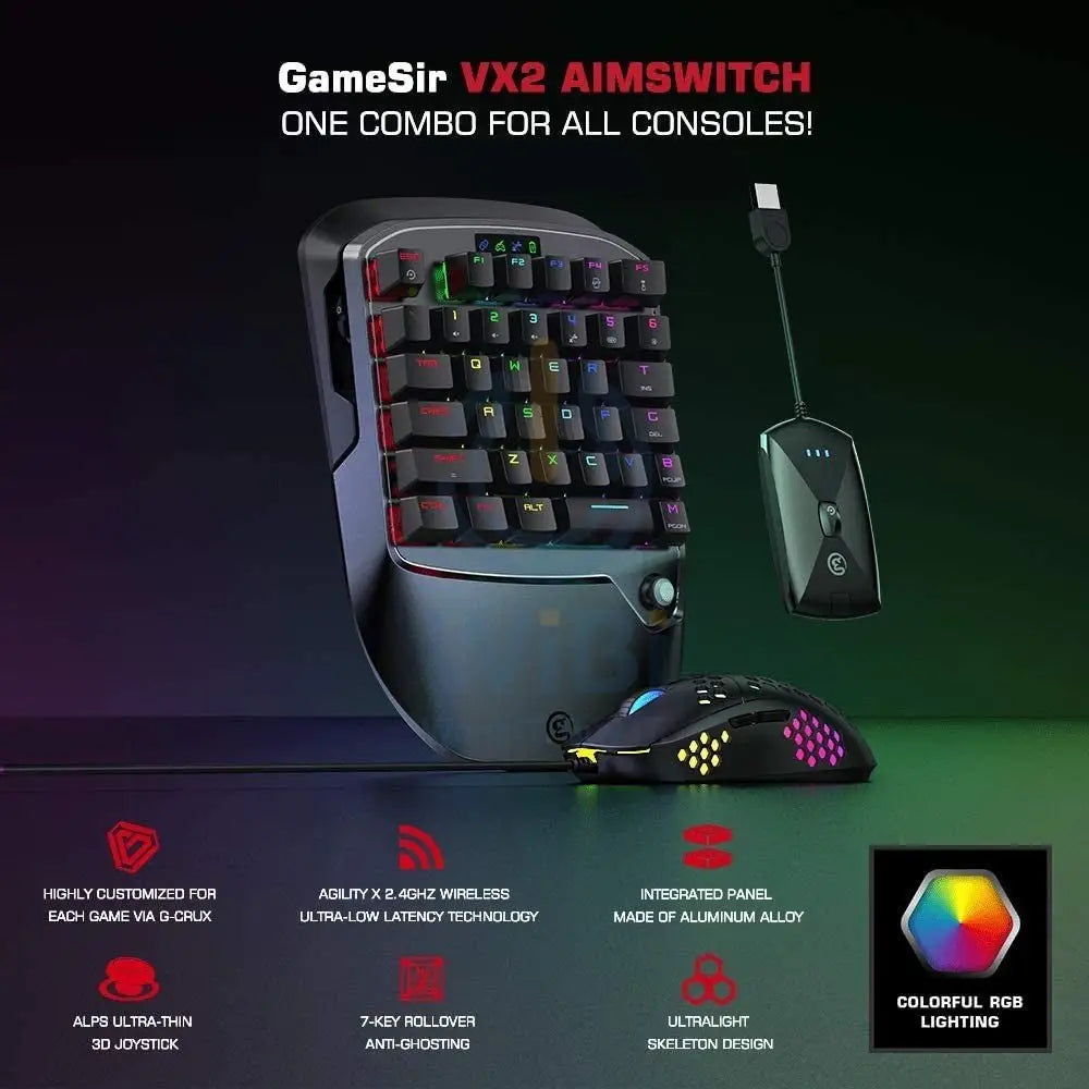 GameSir VX2 AimSwitch Gaming Keypad - Black Accessories > Gaming Controllers > Gaming Zone