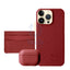 Gift Set Leather Case iPhone 14 Pro- Airpod 3 - Wallet - RED Accessories > Mobiles & Tablets