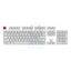 Glorious Aura Pudding Keycaps V1 PBT - White Accessories > Keyboard & Mouse