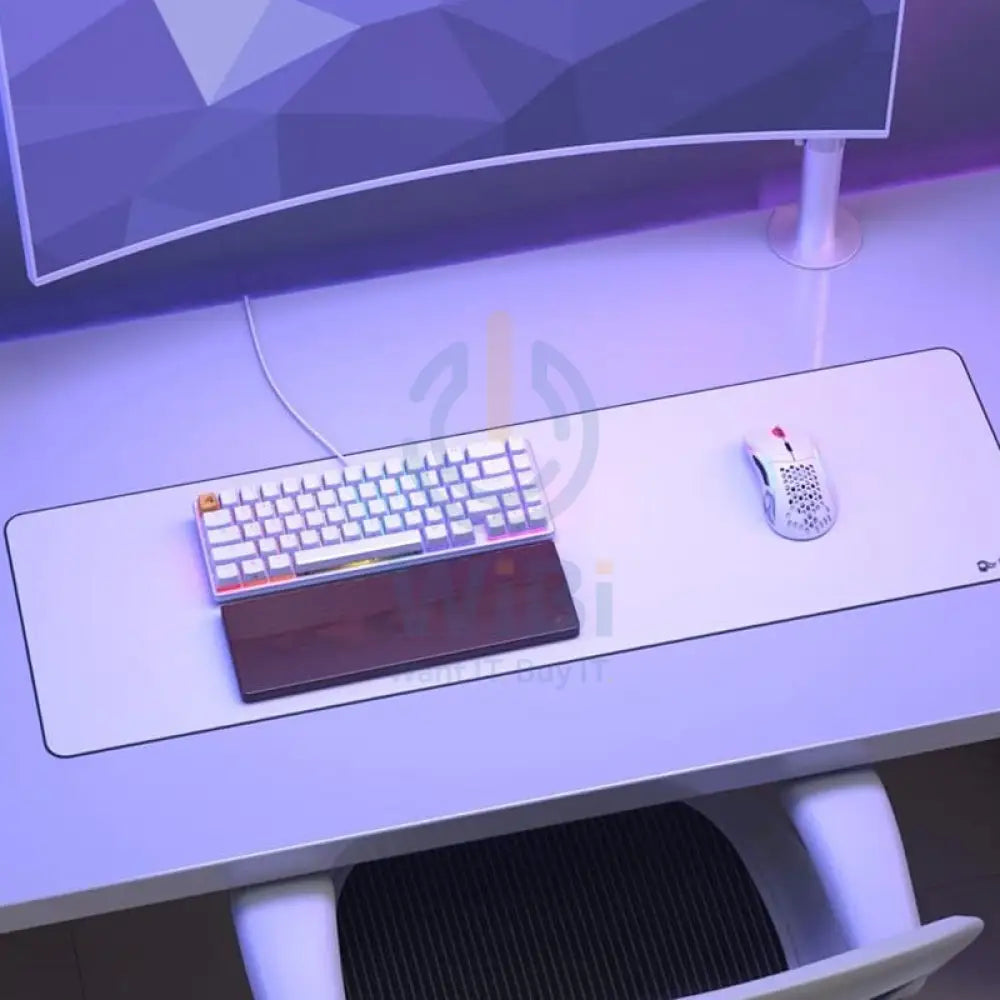 Glorious Extended Gaming Mouse Pad 11’’x36’’ - White Edition Accessories > Mousepad