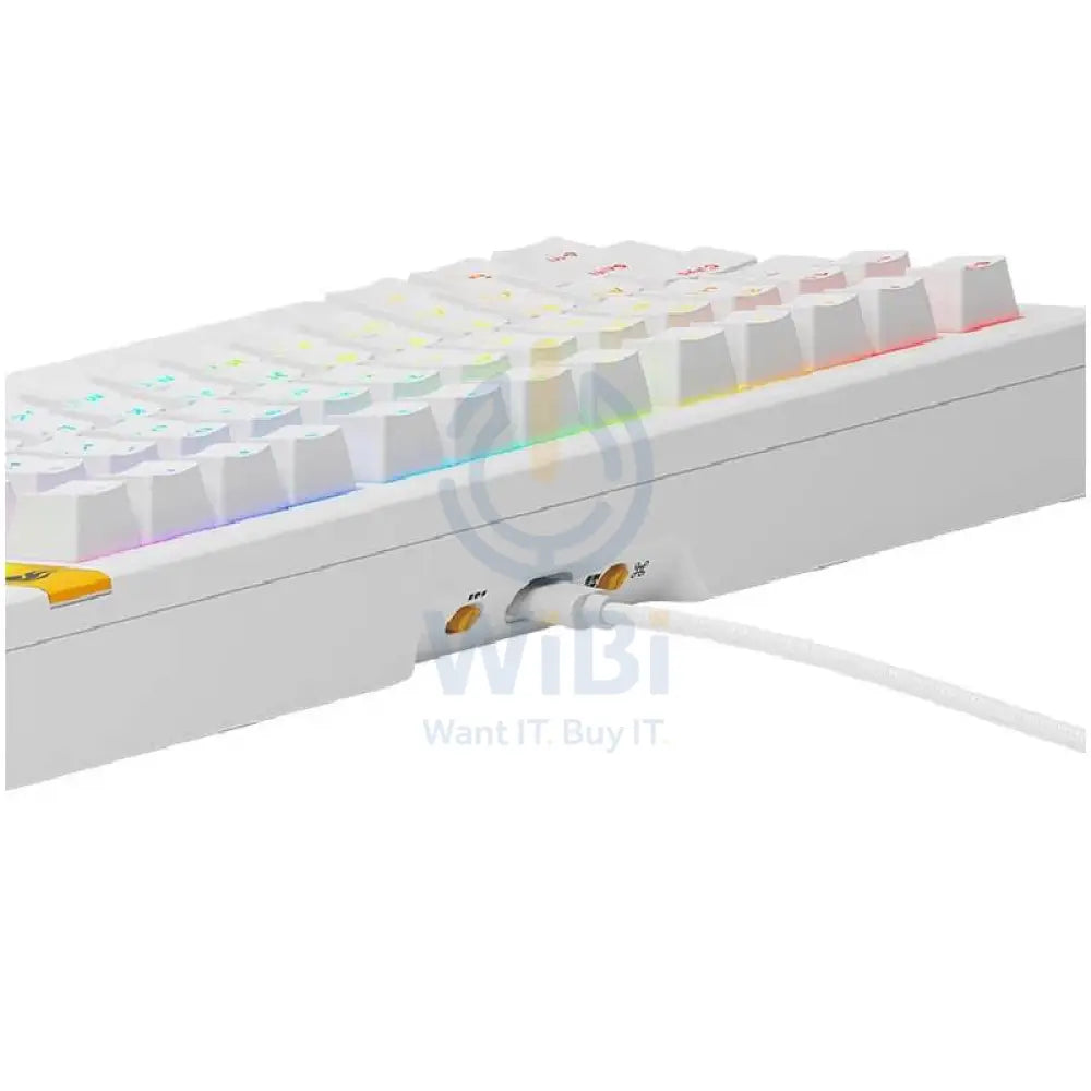 Glorious GMMK 3 HE Wired Mechanical Gaming Keyboard - 75% / Pre-Built / White / Arabic Accessories > Keyboard & Mouse