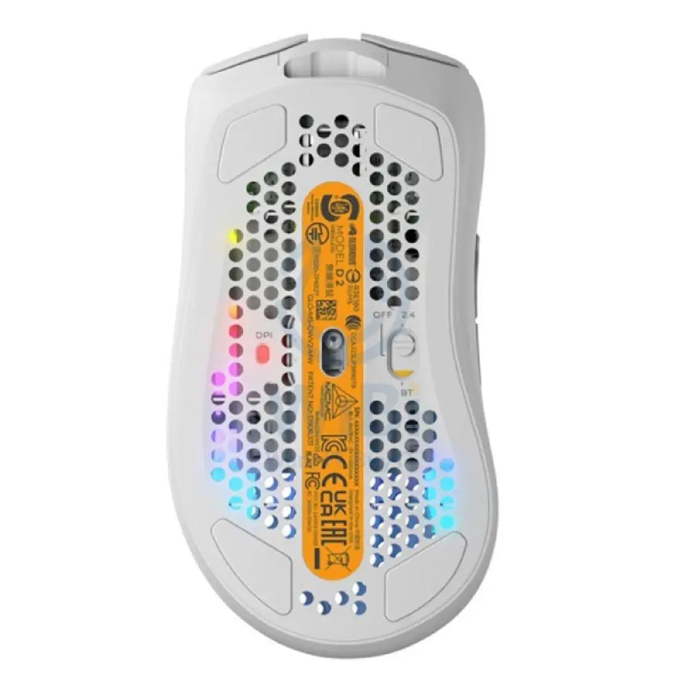 Glorious Model D2 Wireless RGB Gaming Mouse - Matte White Accessories > Keyboard & Mouse > Gaming Zone