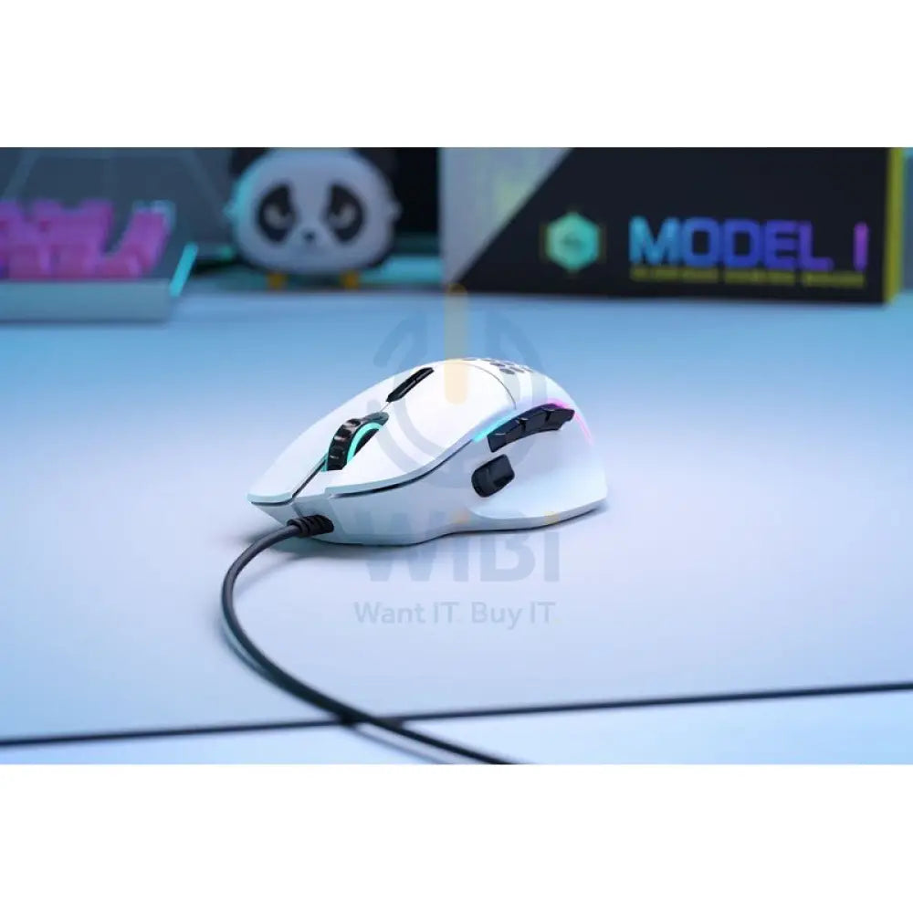 Glorious Model I Wired RGB Gaming Mouse - Matte White Accessories > Keyboard & Mouse > Gaming Zone > Offer Zone