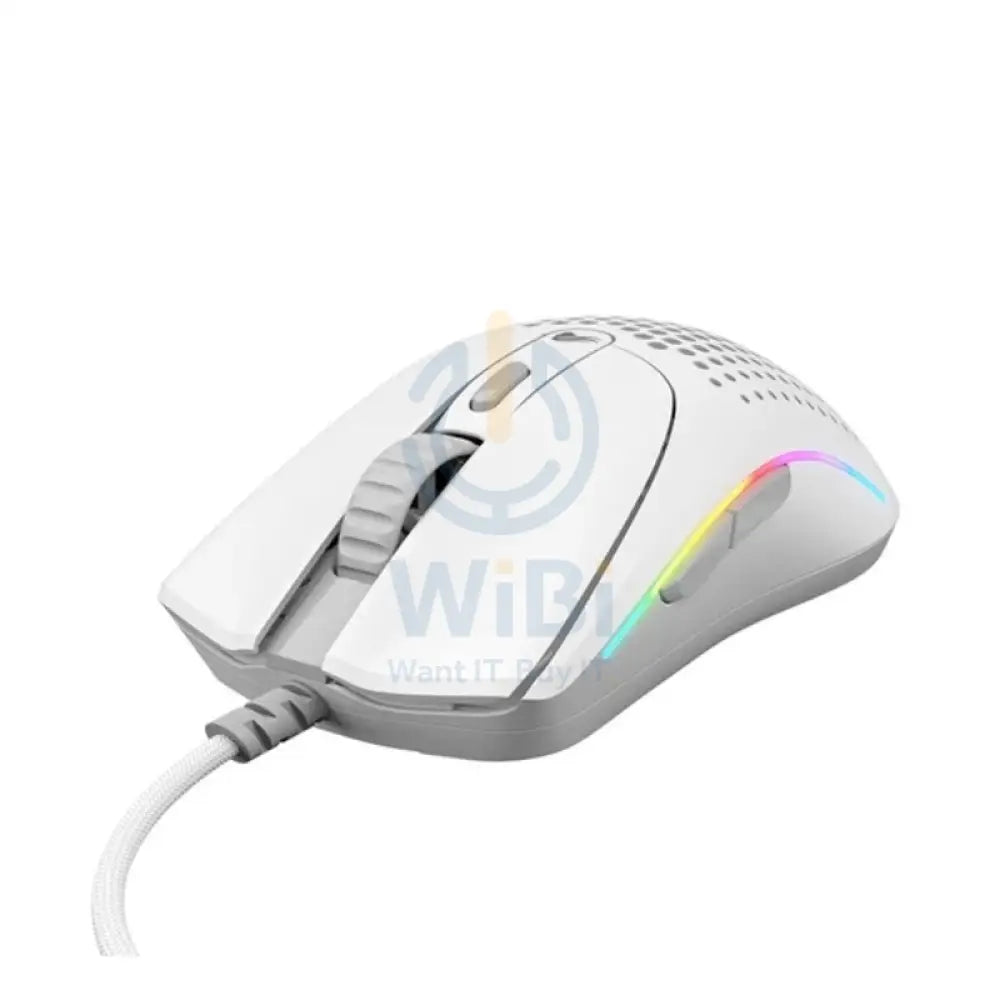 Glorious Model O2 Mini Wired Gaming Mouse - Matte White Accessories > Keyboard & Mouse > Gaming Zone