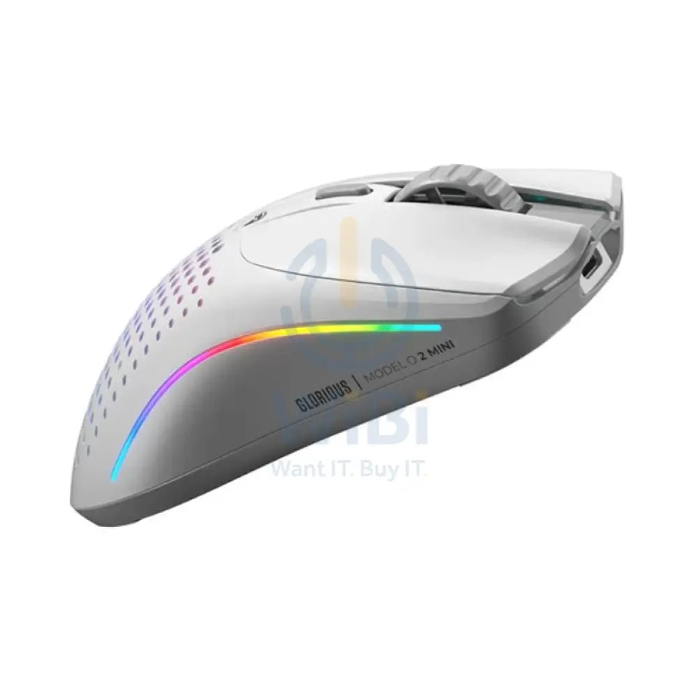 Glorious Model O2 Mini Wireless Gaming Mouse - Matte White Accessories > Keyboard & Mouse > Gaming Zone