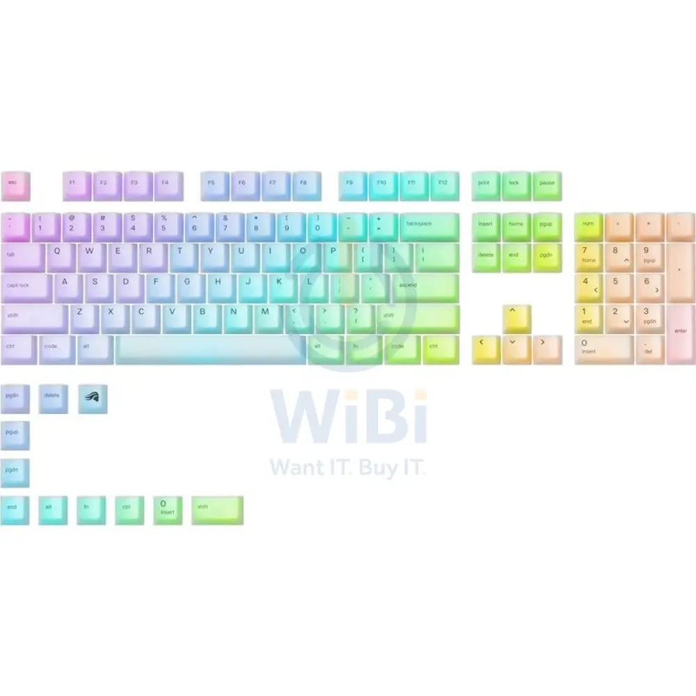 Glorious Polychroma RGB Keycaps for Mechanical Gaming Keyboard Accessories > Keyboard & Mouse > Gaming Zone