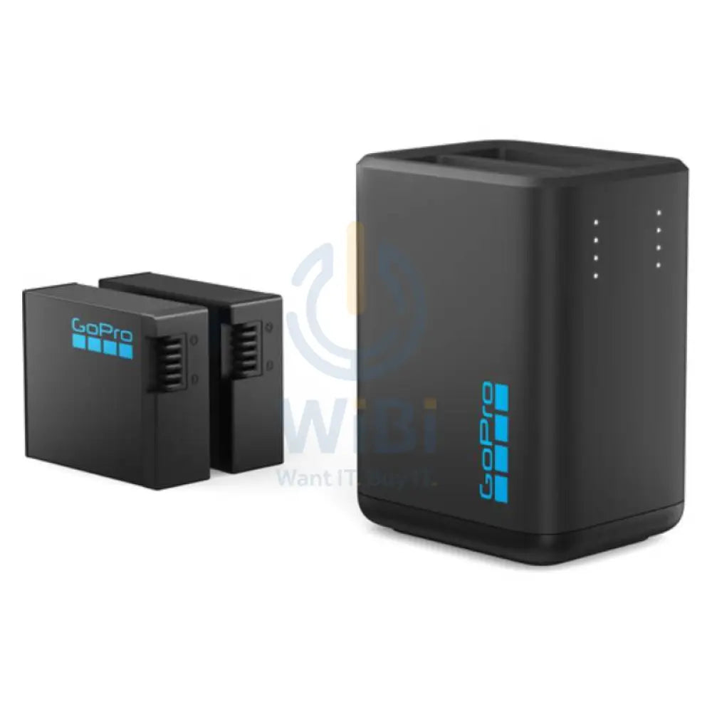 GoPro AEDBD-201 Dual-Battery Charger with Two Enduro Batteries (Hero 13) Accessories > Cameras