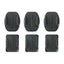 GoPro Flat + Curved Adhesive Mounts - Black Accessories > Cameras