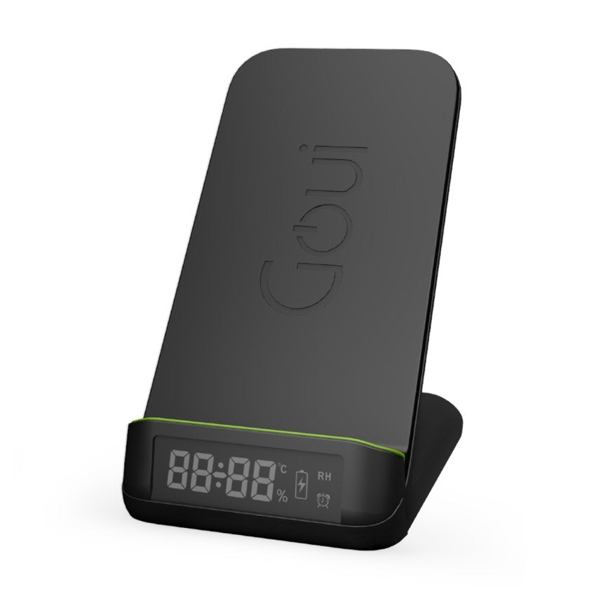 GOUI Bot Wireless Clock Alarm Stand - 15W / Black