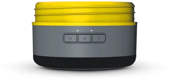 GOUI Coaster Speaker - 1200mAh / 3W / Gray/Yellow