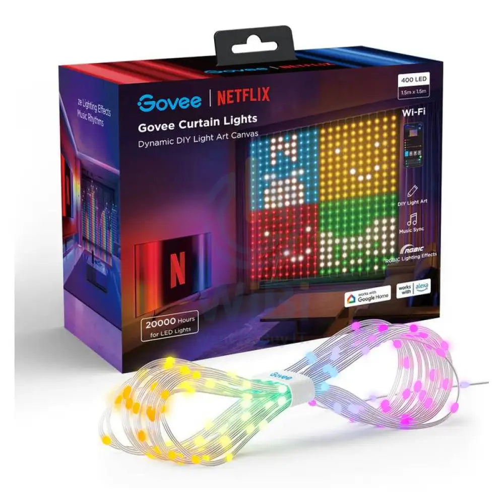 Govee Curtain Light (Netflix Edition) - Bluetooth / RGBIC Accessories > Other Accessories