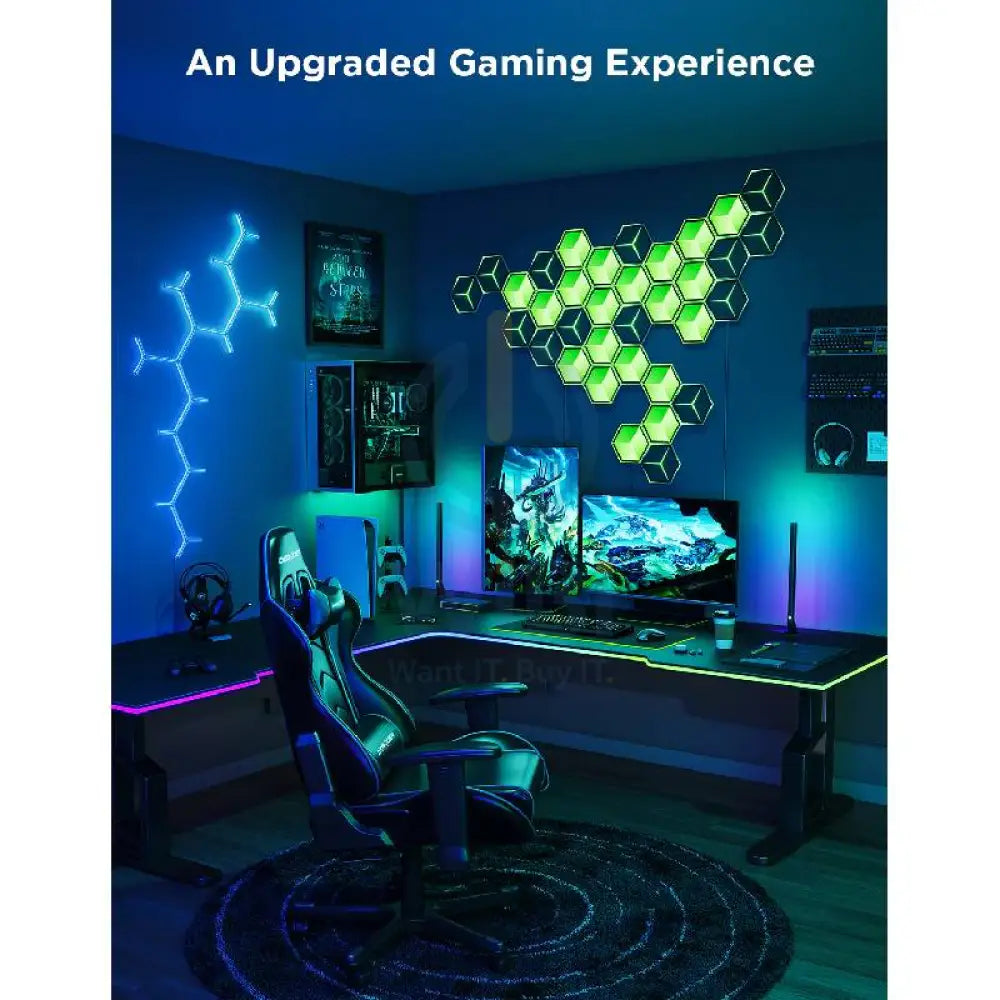 Govee Glide Hexagon Light Panels Ultra - Bluetooth / RGBIC / Pack Of 7 Accessories > Other Accessories