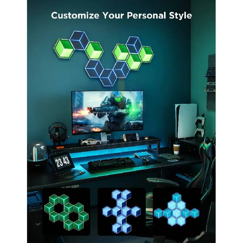 Govee Glide Hexagon Light Panels Ultra - Bluetooth / RGBIC / Pack Of 7 Accessories > Other Accessories