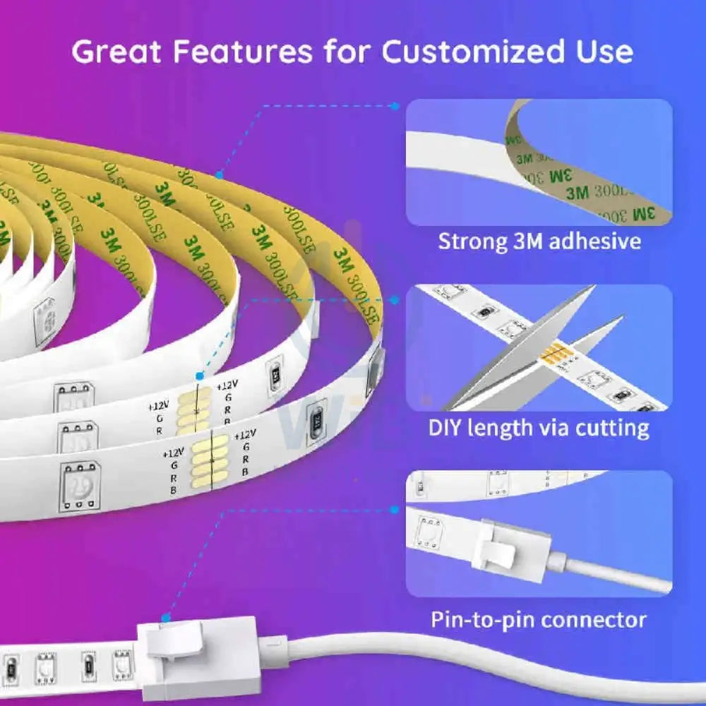 Govee LED Light Strip - LED / Wi-Fi / 10 Meters / RGB Accessories > Other Accessories > Offer Zone