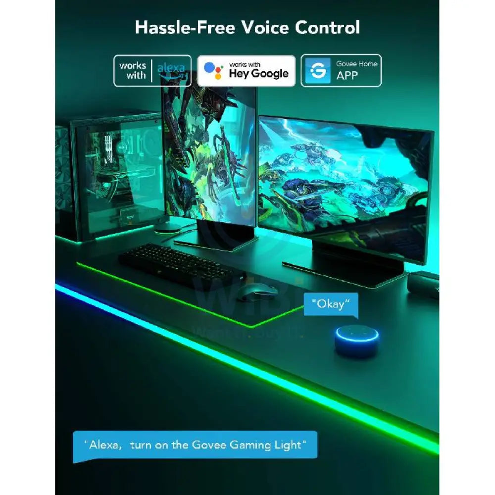 Govee Neon Gaming Table Light - 3 Meters / RGBIC Accessories > Other Accessories