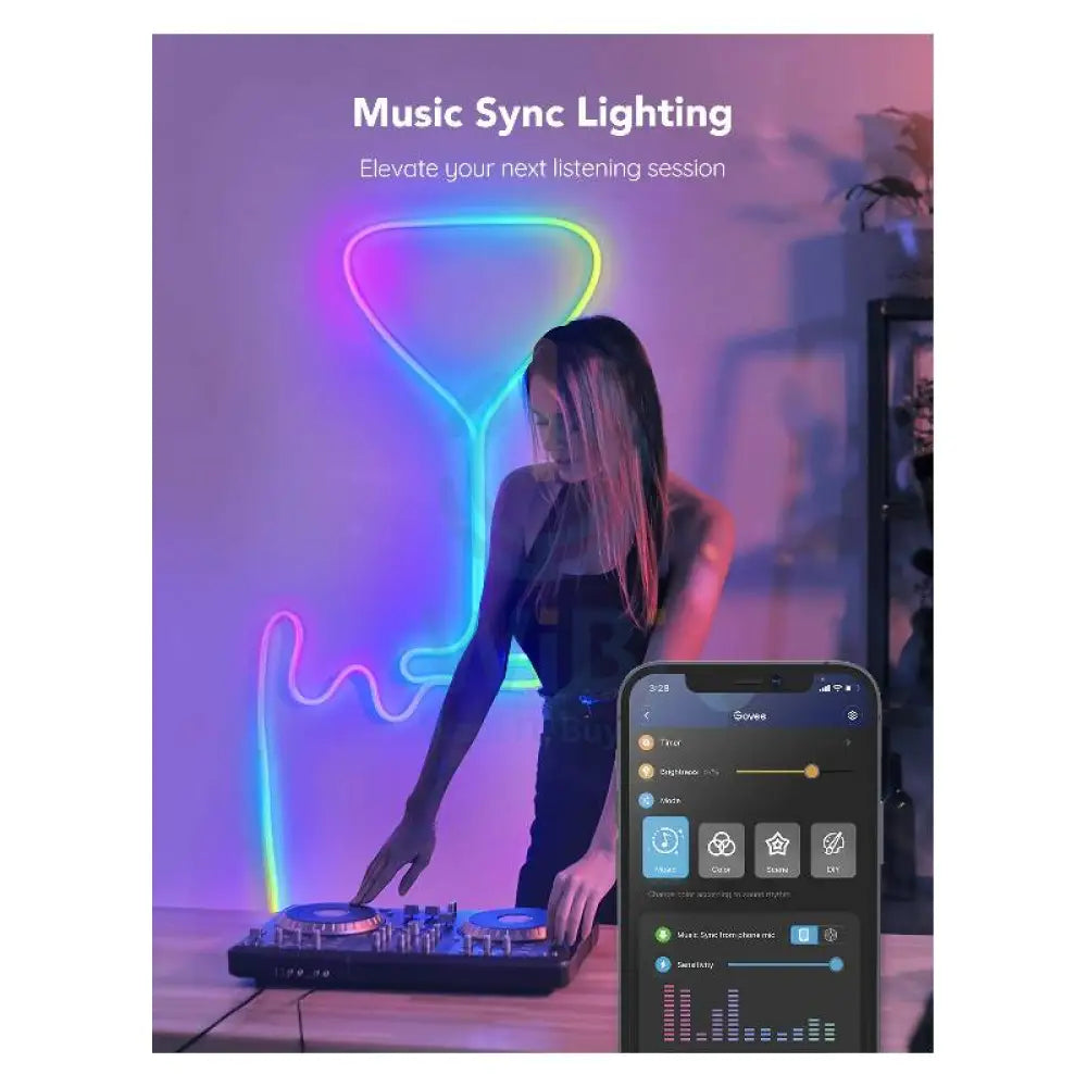 Govee Neon LED Strip Light - LED / 5 Meters / RGBIC Accessories > Other Accessories