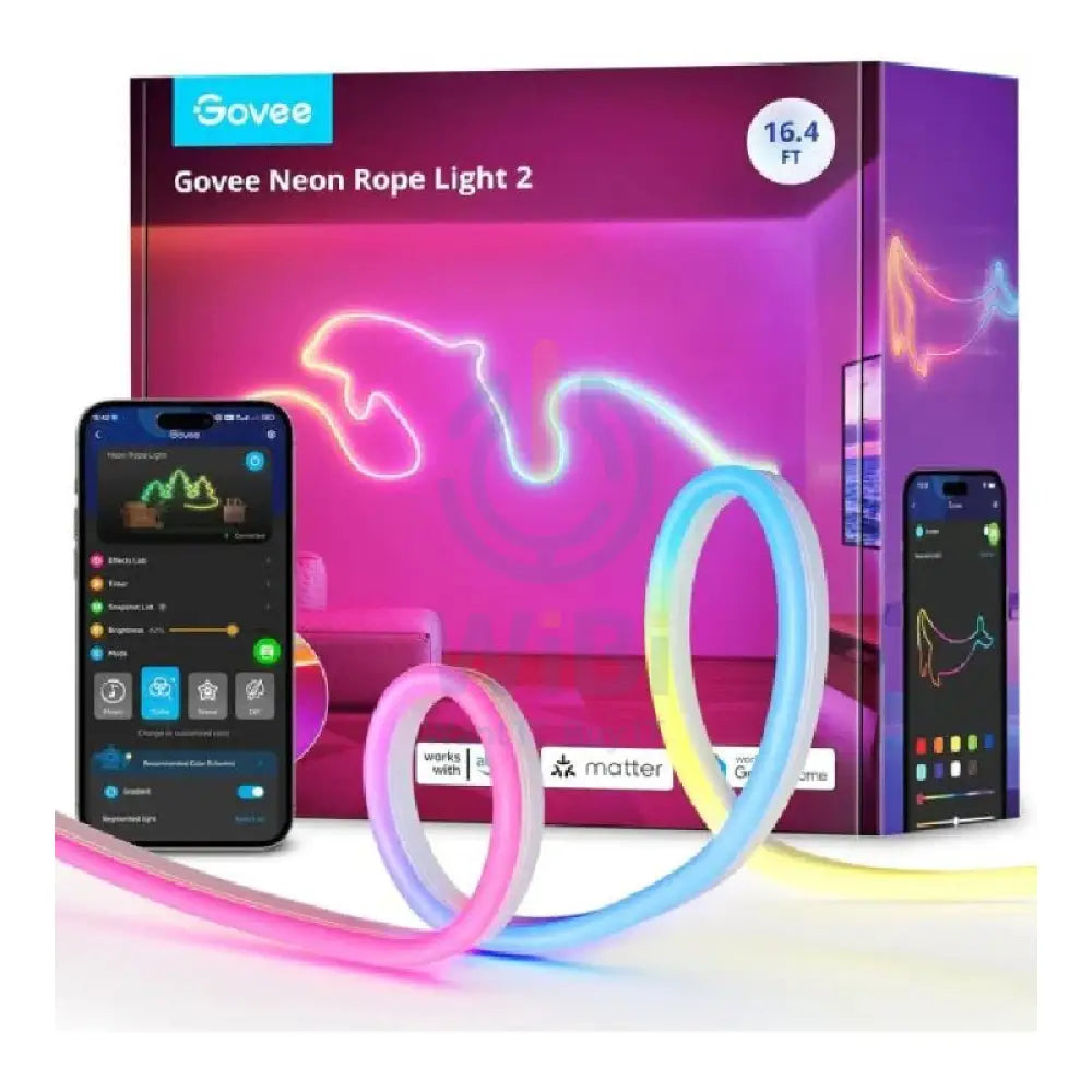 Govee Neon Rope Lights 2 - RGBIC / 3 Meter Accessories > Other Accessories