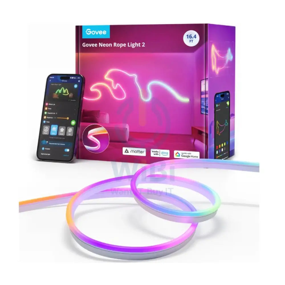 Govee Neon Rope Lights 2 - RGBIC / 5 Meter Accessories > Other Accessories