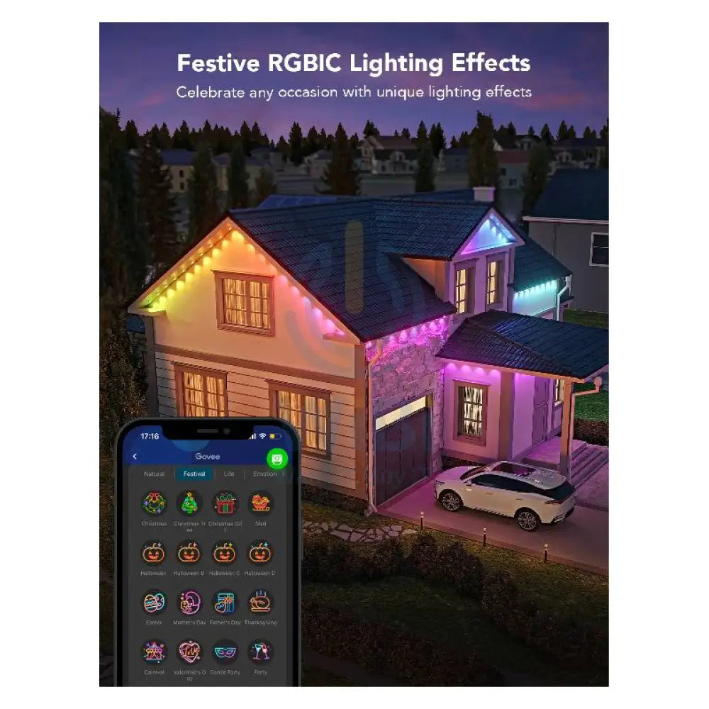 Govee Permanent Outdoor Lights - Bluetooth / 30 Meters / RGBIC Accessories > Other Accessories