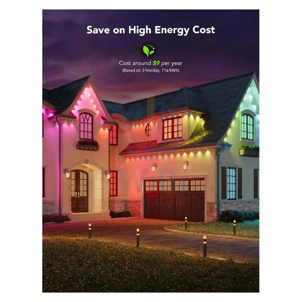 Govee Permanent Outdoor Lights - Bluetooth / 30 Meters / RGBIC Accessories > Other Accessories