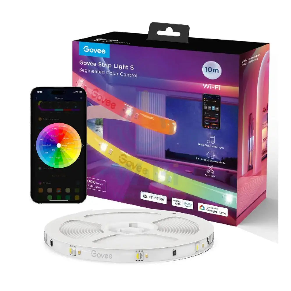 Govee Protective Coating LED Light Strip - LED / Wi-Fi / Bluetooth / 10 Meters / RGBIC Accessories > Other Accessories