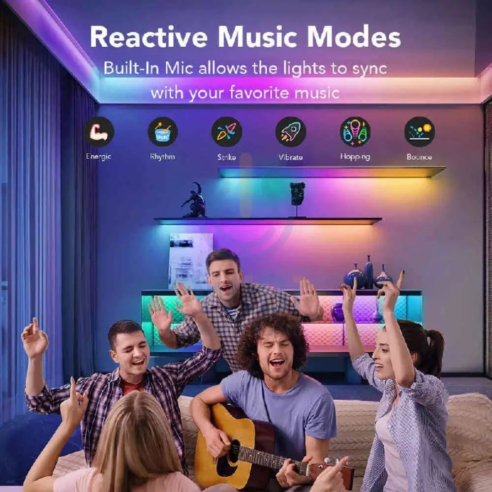 Govee Protective Coating LED Light Strip - LED / Wi-Fi / Bluetooth / 5 Meters / RGBIC Accessories > Other Accessories >