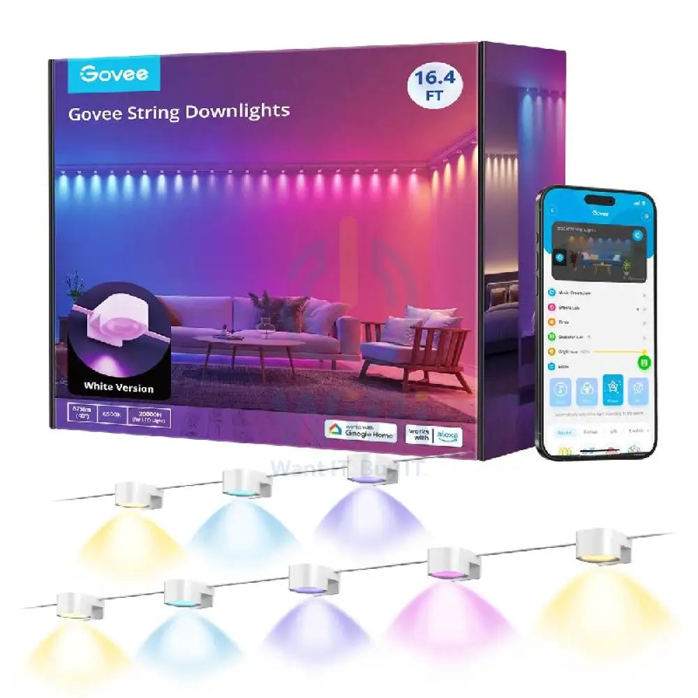 Govee RGBIC String Indoor Downlights - 5 Meters / RGBIC Accessories > Other Accessories