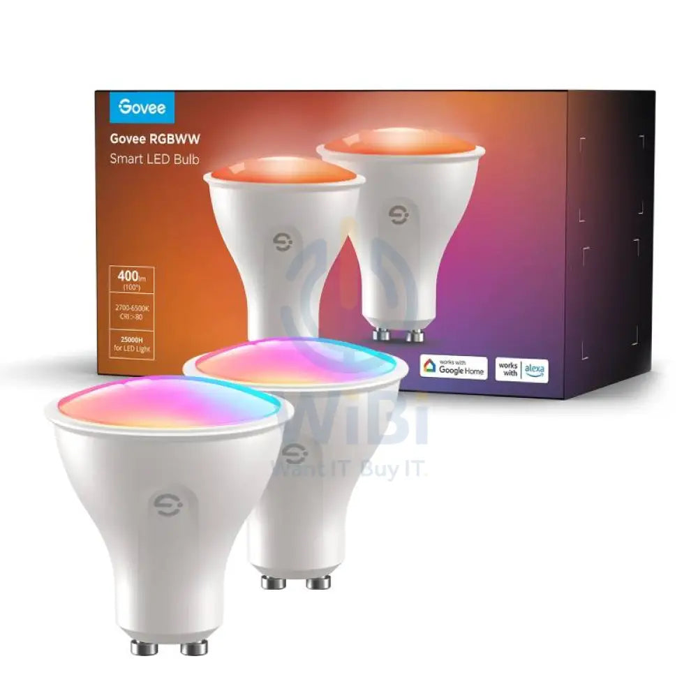 Govee RGBWW Smart Light Bulbs - 400 Lumens / RGBWW (Pack Of 2) Accessories > Other Accessories